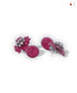 SILVER ART DECO DANGLERS